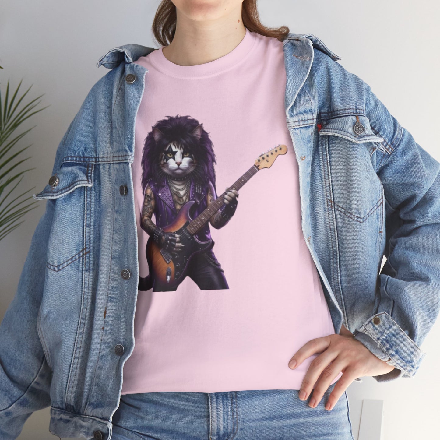 Rock Guitar Cat T-Shirt