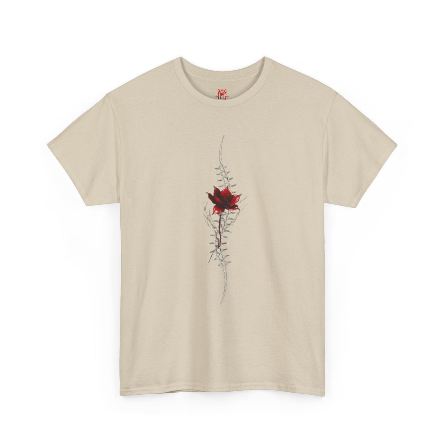 Spine & Red Rose T-Shirt