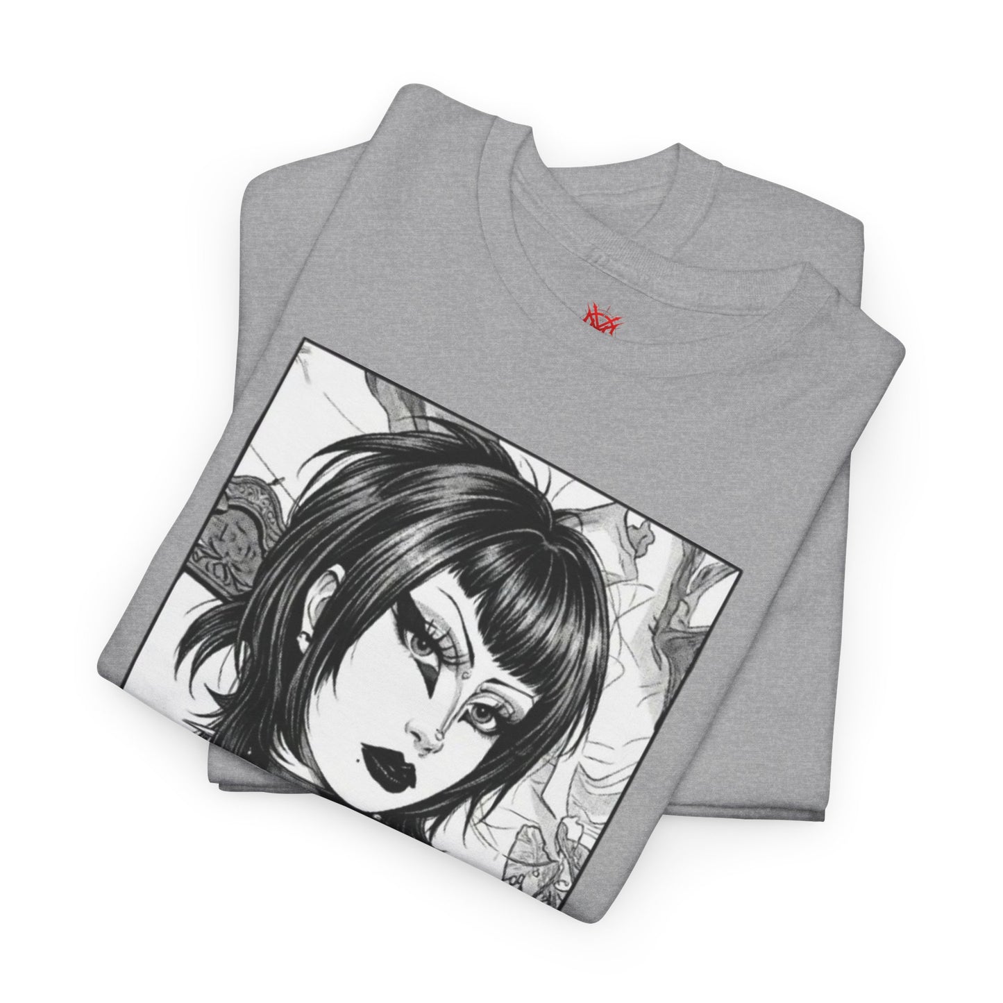 Gothic Manga Portrait T-Shirt