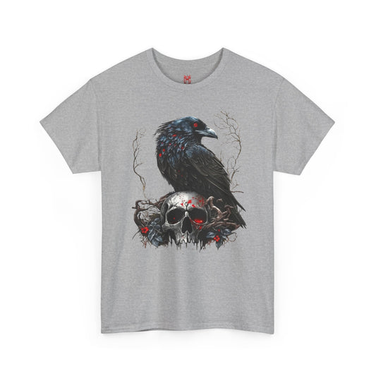 T-shirt Corbeau et Crâne