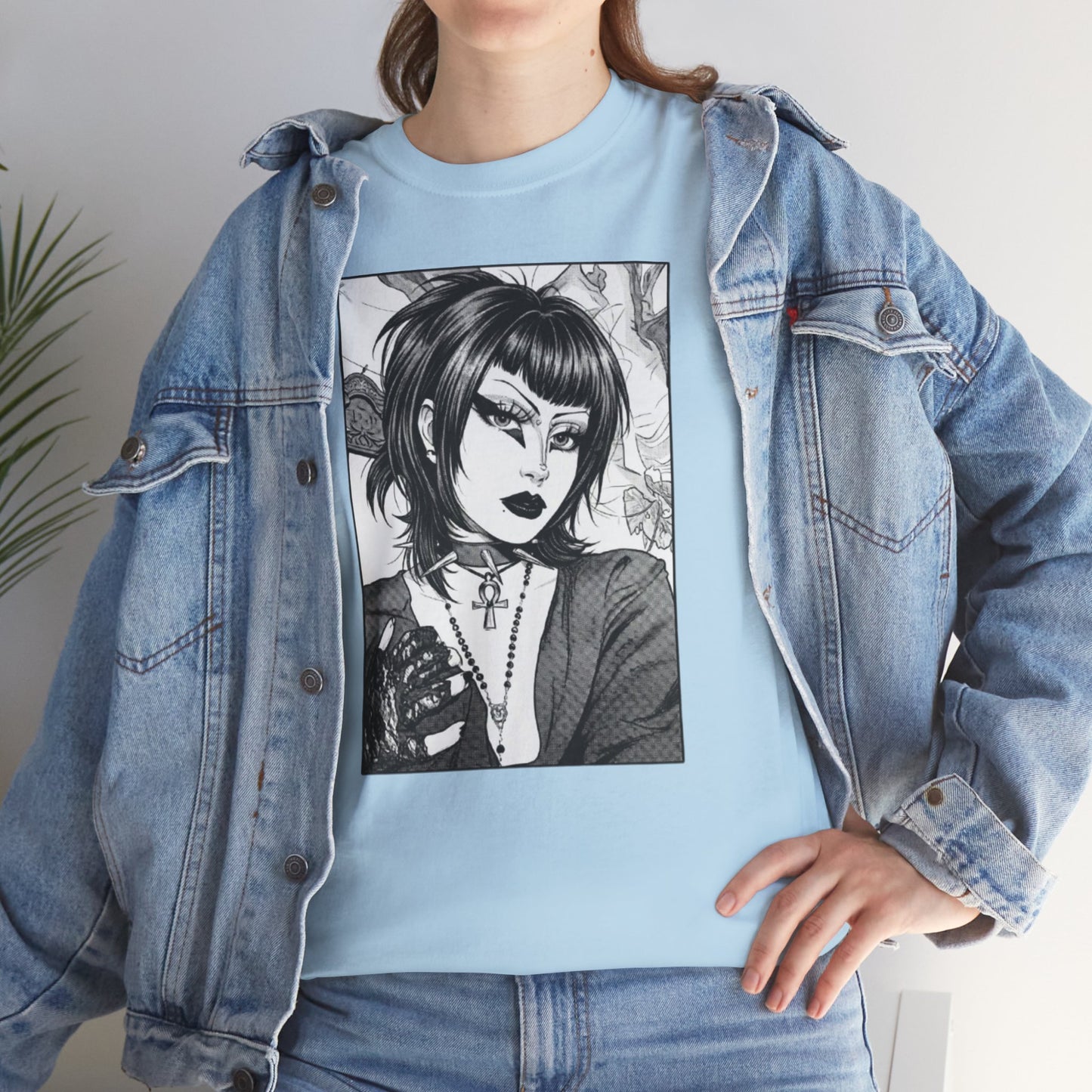 Gothic Manga Portrait T-Shirt