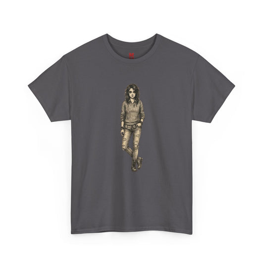 T-shirt portrait rockeur vintage