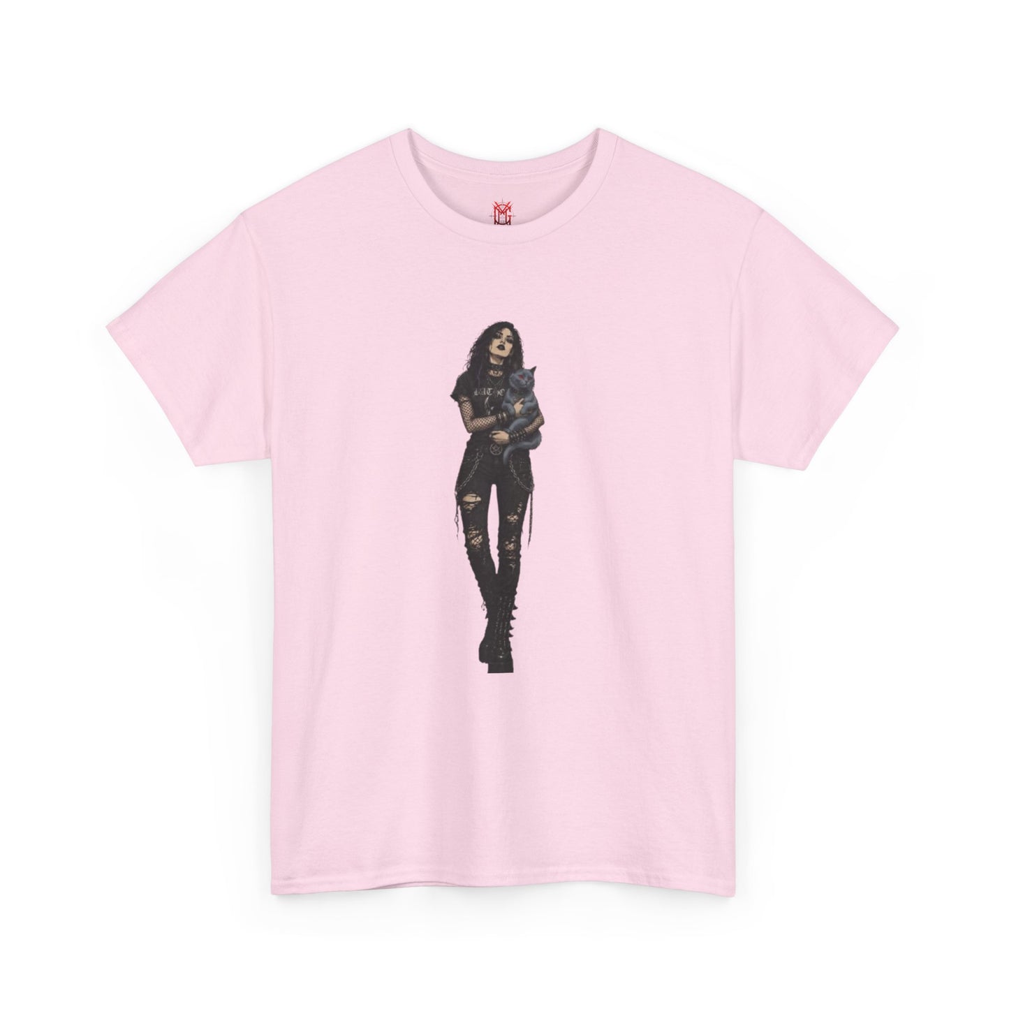 T-shirt Chat Rocker Gothique