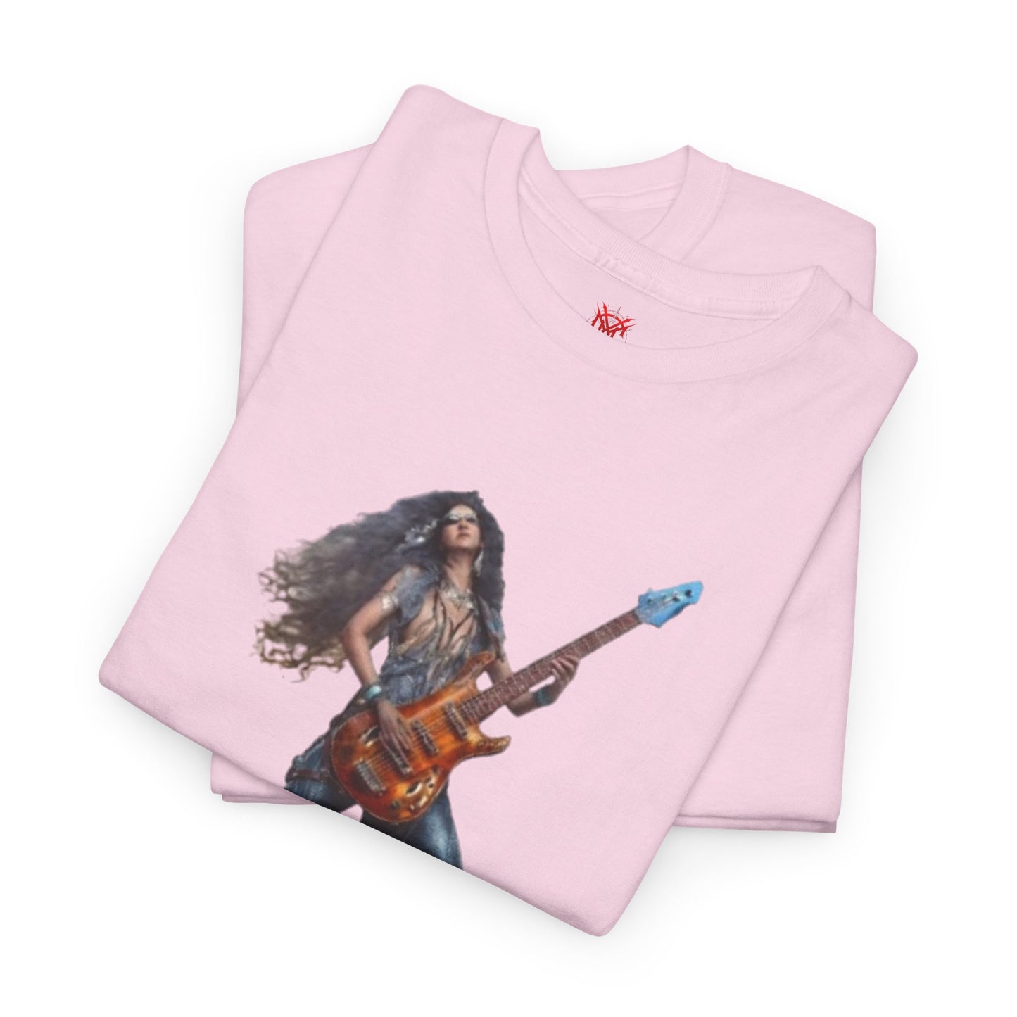 T-shirt fille guitariste électrique
