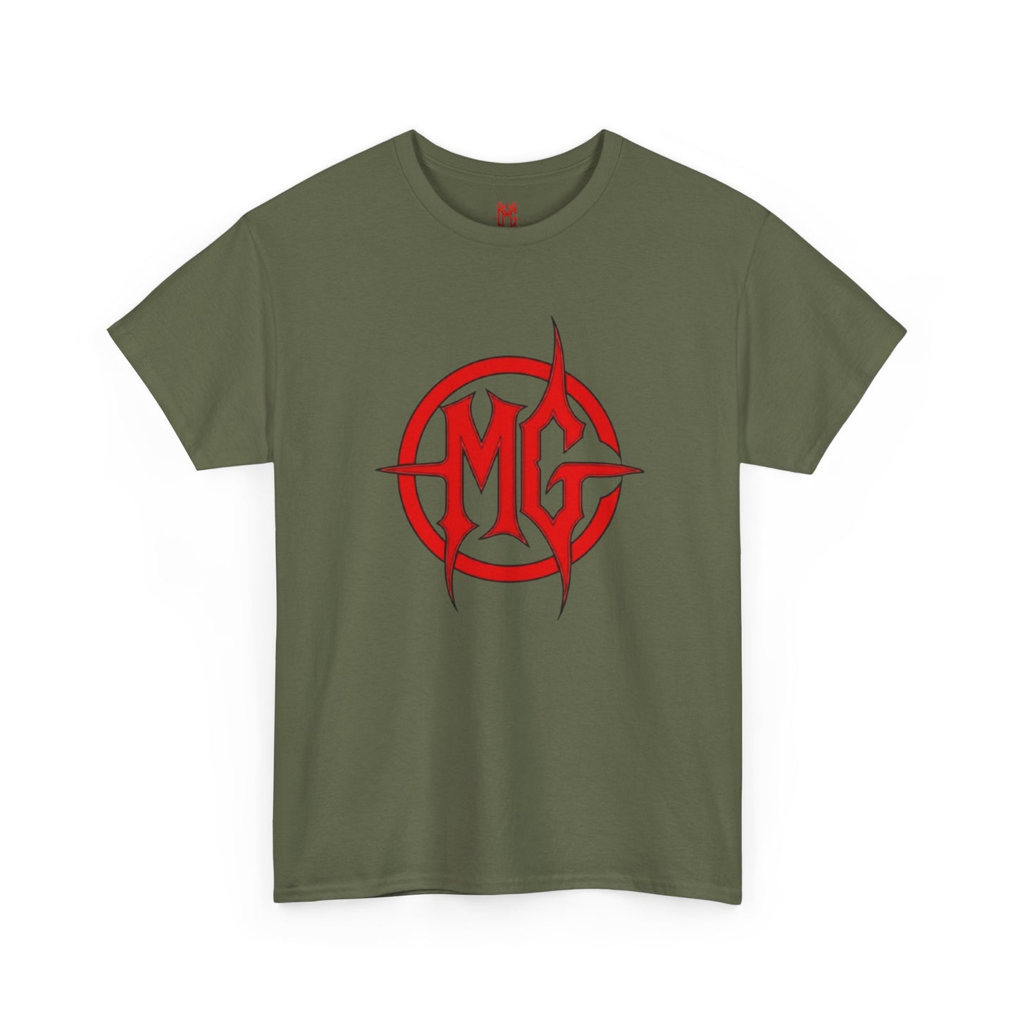 T-shirt MG rouge avec logo