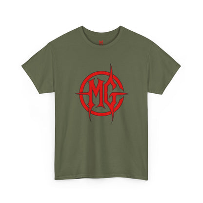 T-shirt MG rouge avec logo