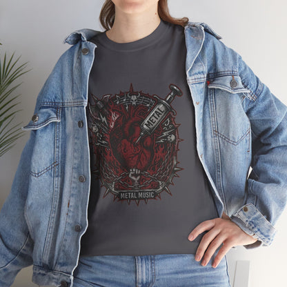Metal heart Music T-Shirt