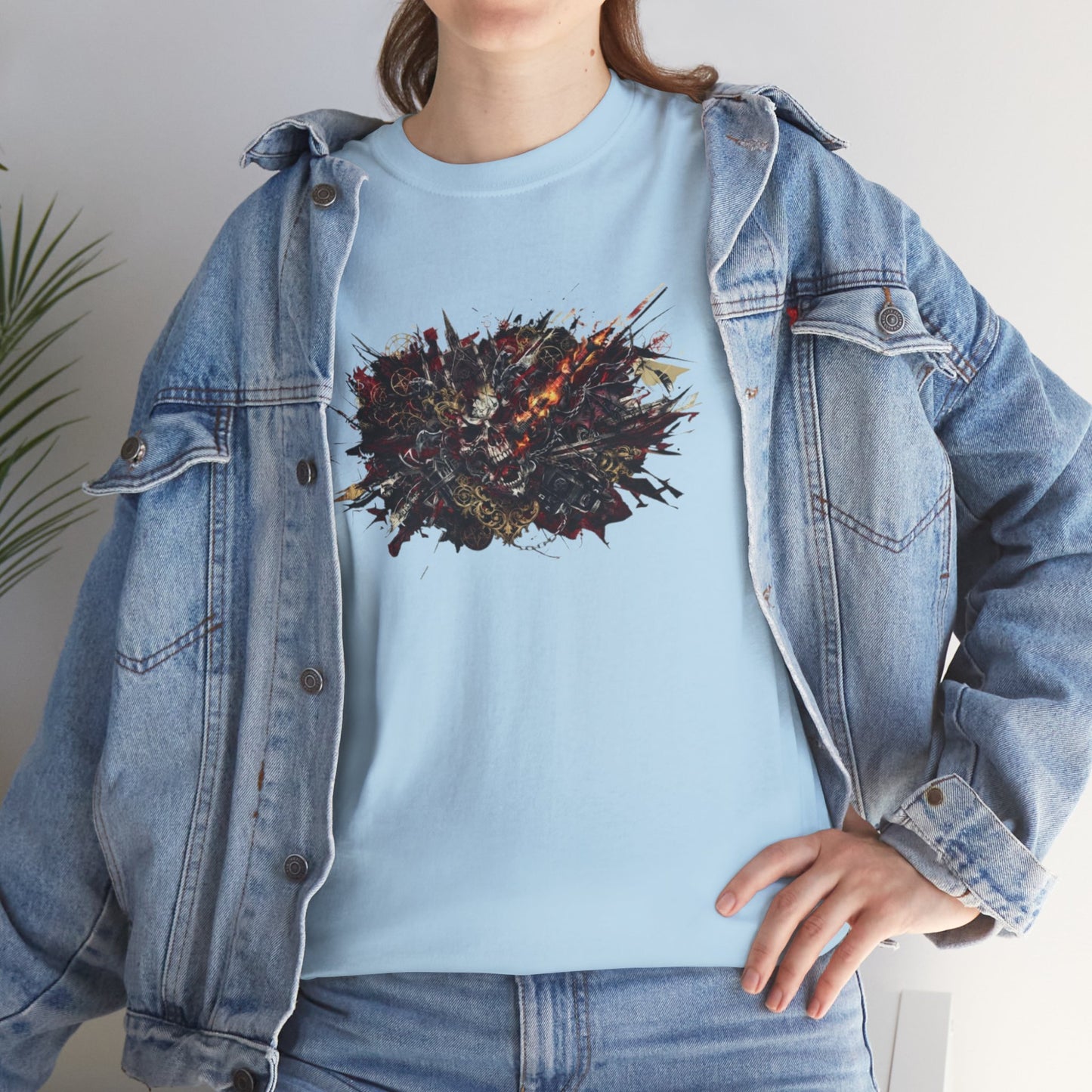 Galaxy Abstract Metal T-Shirt