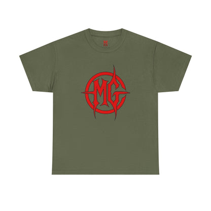T-shirt MG rouge avec logo