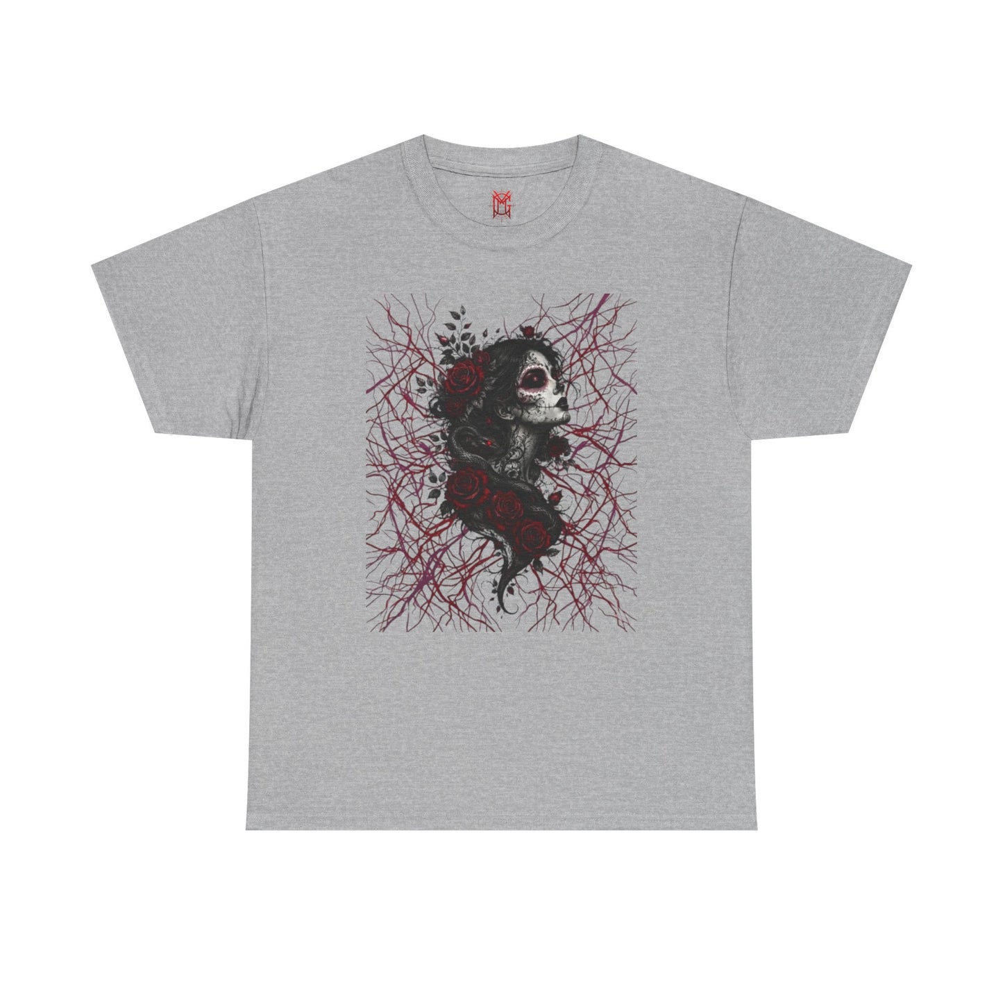 T-shirt Crâne et Roses