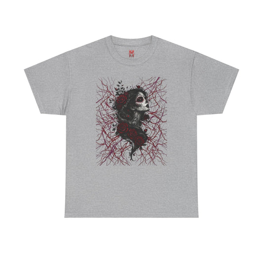 T-shirt Crâne et Roses