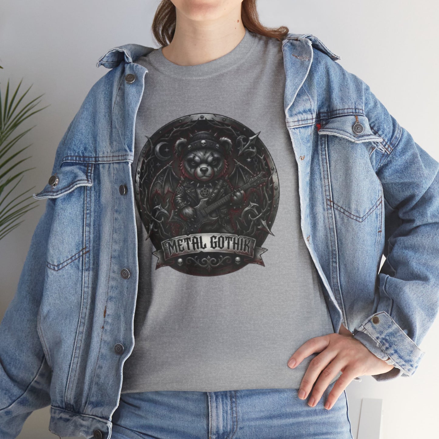 Gothic Metal Teddy Bear T-Shirt