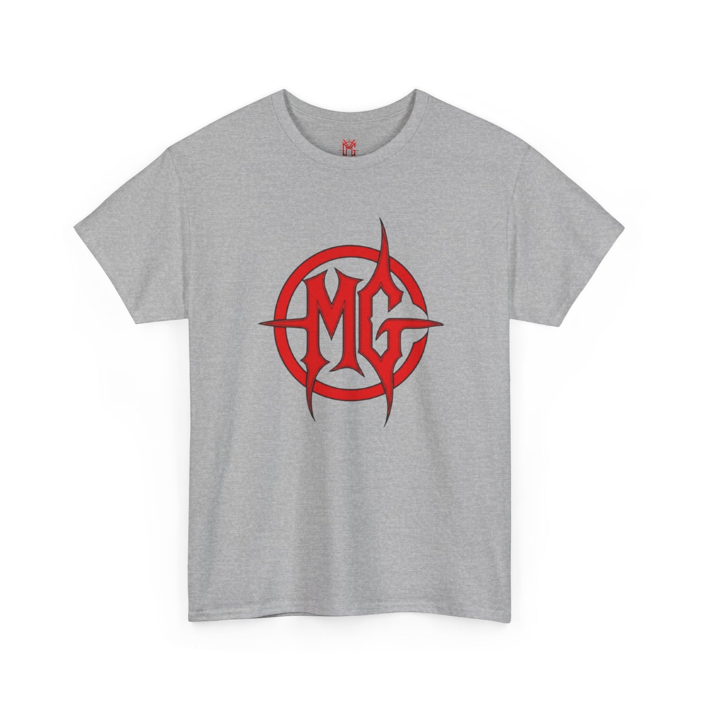 T-shirt MG rouge avec logo