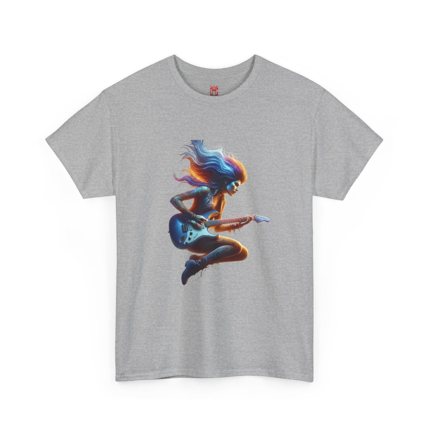 Neon Electric Guitar T-Shirt