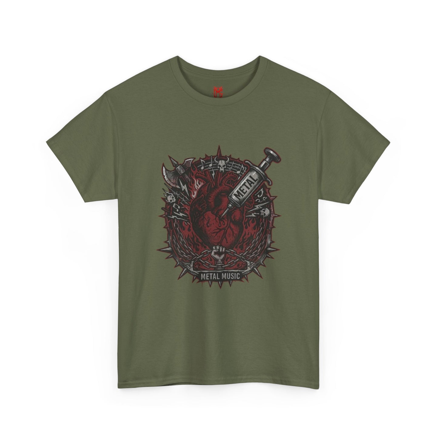 Metal heart Music T-Shirt