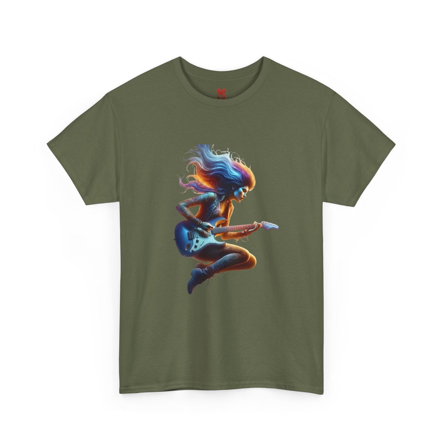 Neon Electric Guitar T-Shirt