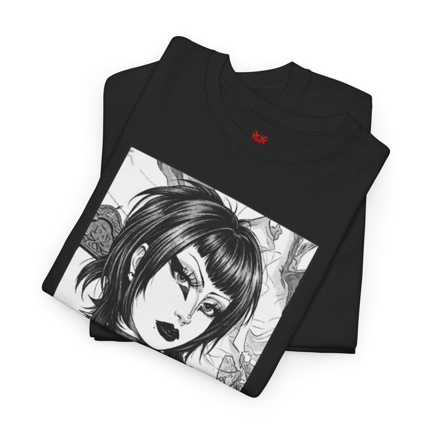 Gothic Manga Portrait T-Shirt