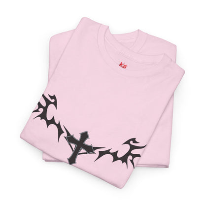 Tribal Cross Chest T-Shirt