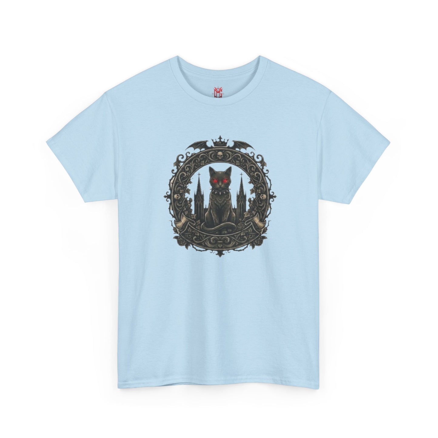 T-shirt Chat Gothique