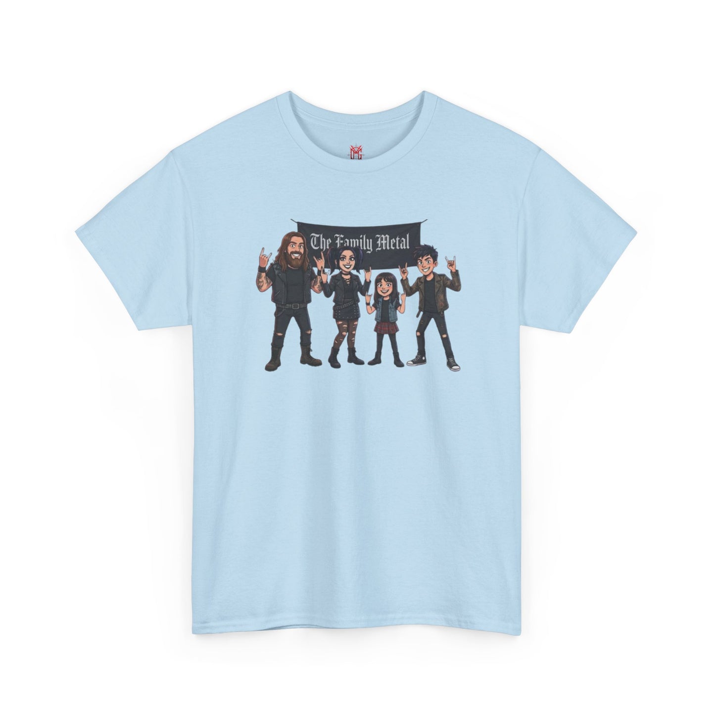 T-shirt famille Heavy Metal