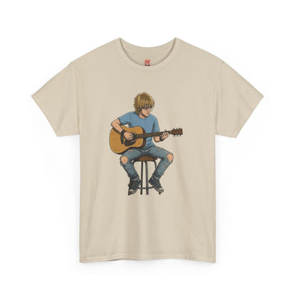 Homme Guitariste Acoustique T-Shirt