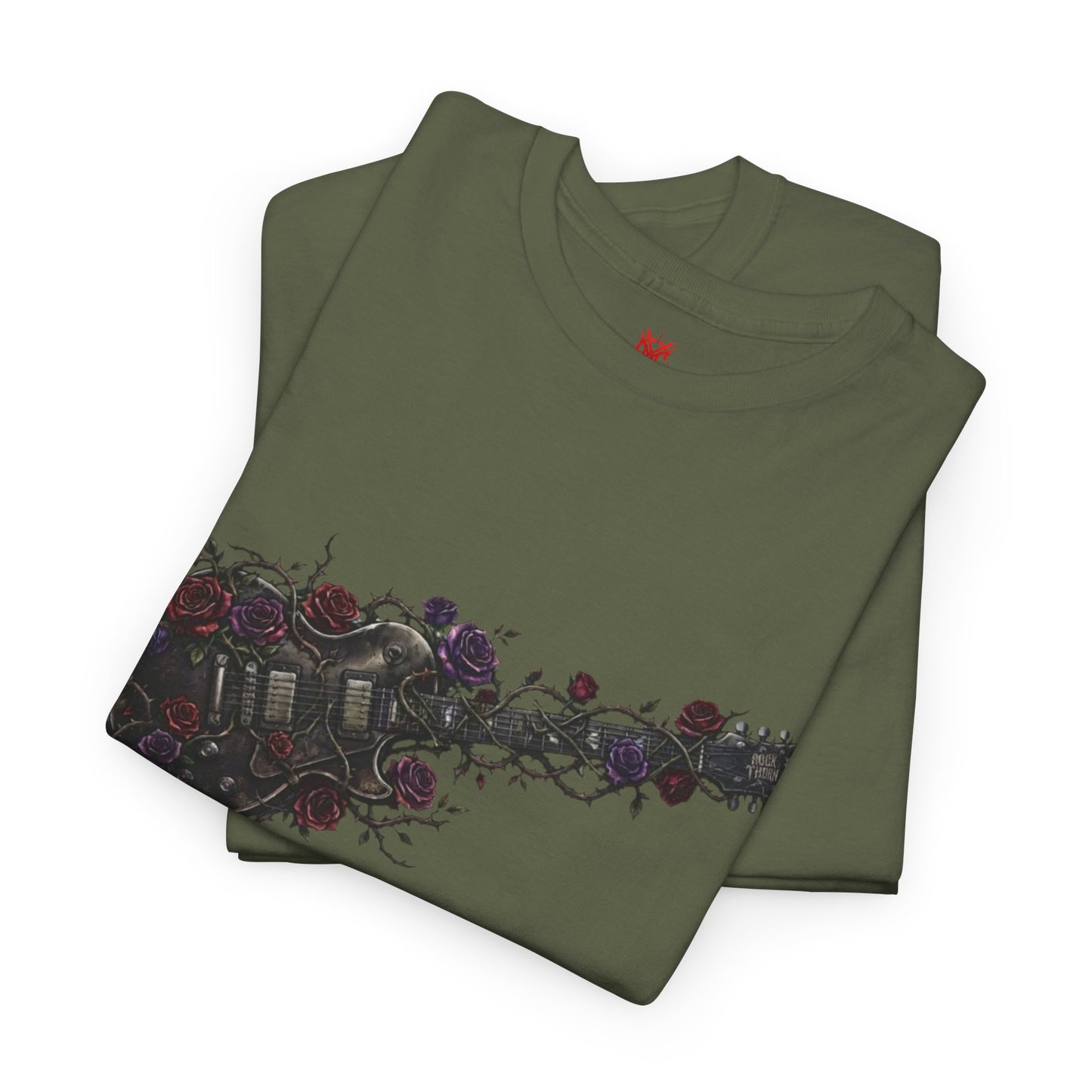 Electric Guitar Floral T-Shirt