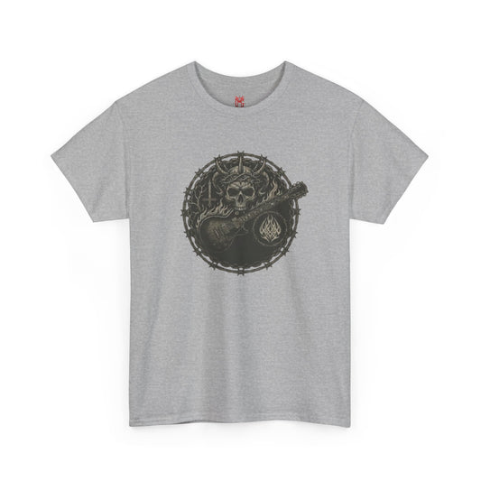 T-shirt Guitare Crâne
