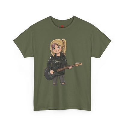 T-shirt Fille guitariste