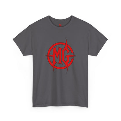 T-shirt MG rouge avec logo