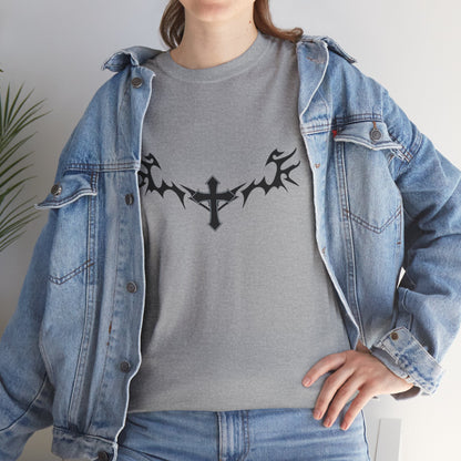 Tribal Cross Chest T-Shirt