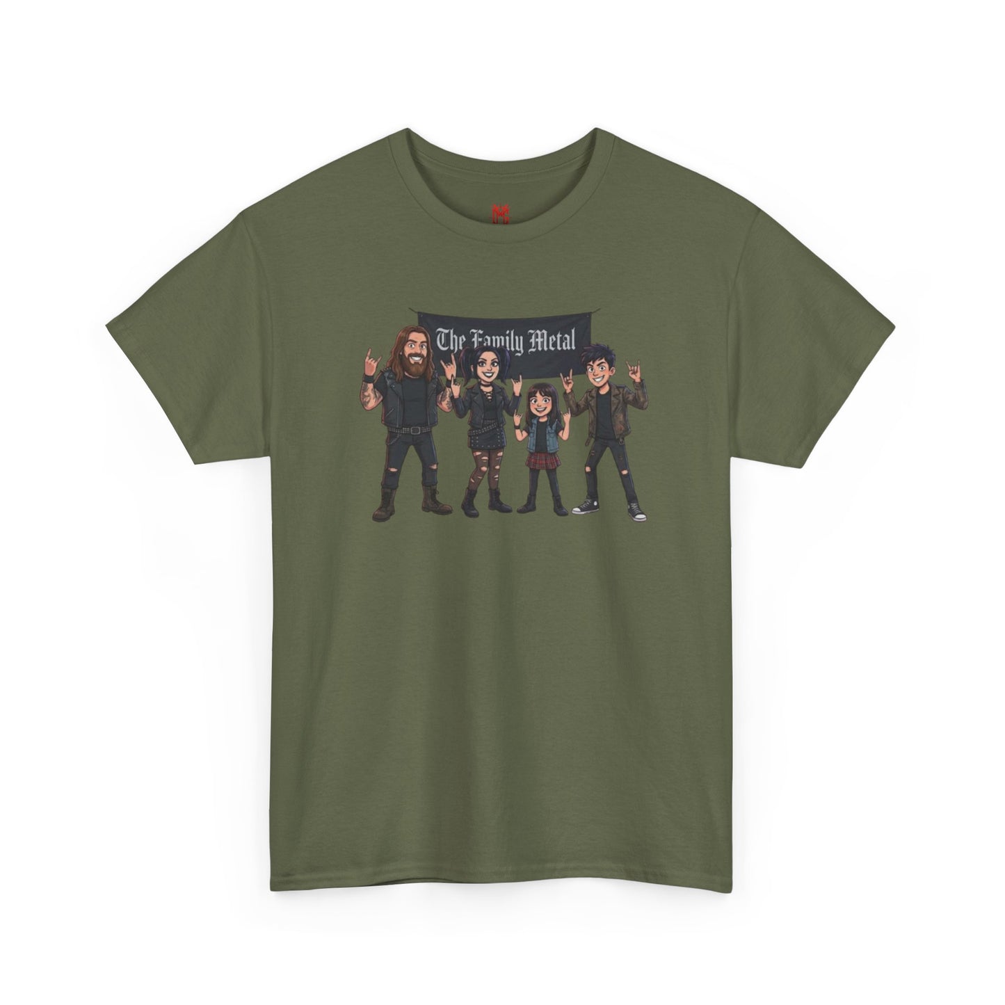 T-shirt famille Heavy Metal