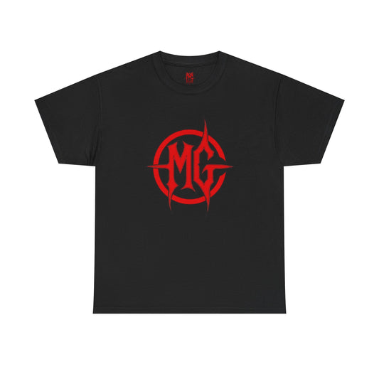 T-shirt MG rouge avec logo
