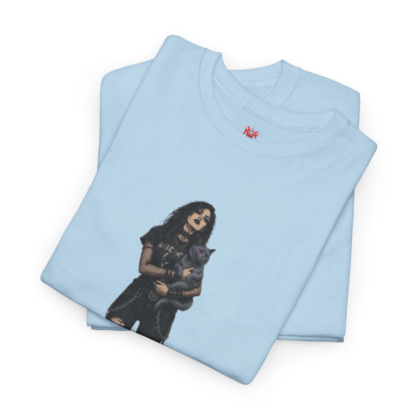 T-shirt Chat Rocker Gothique
