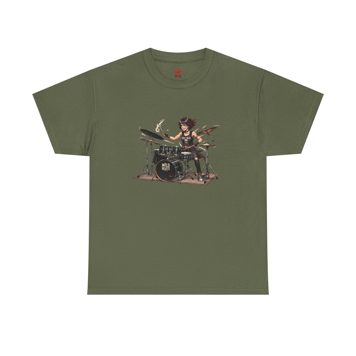 T-shirt batteuse