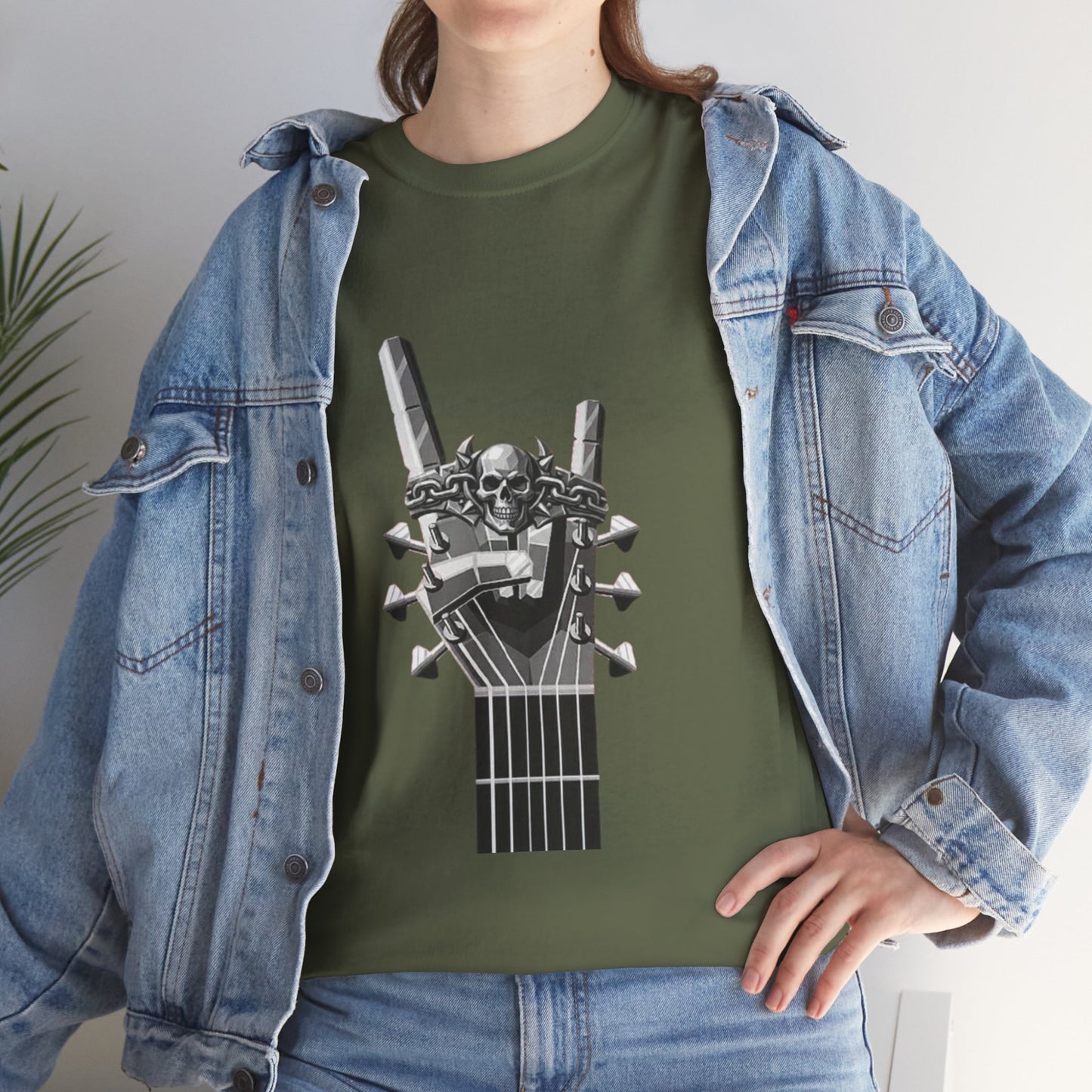 Guitar Skull  T-Shirt