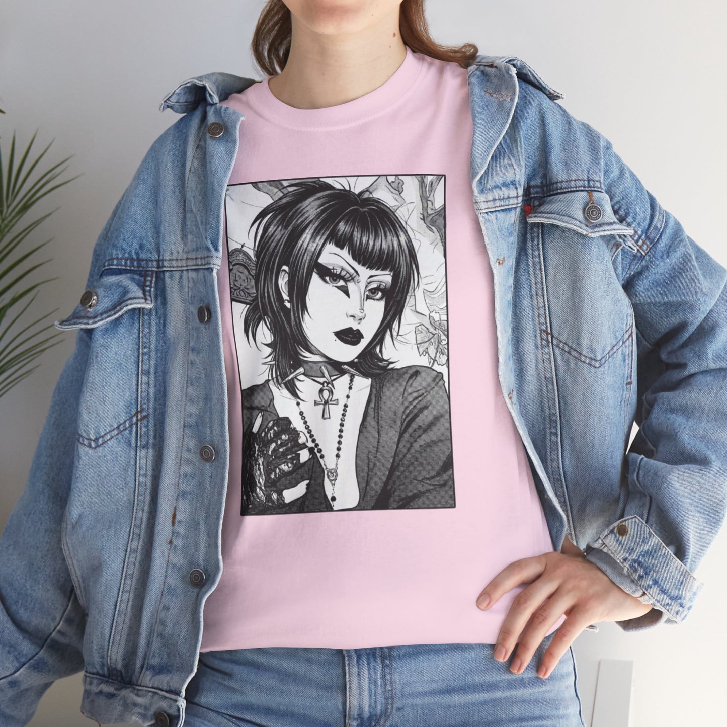 Gothic Manga Portrait T-Shirt