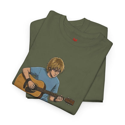Homme Guitariste Acoustique T-Shirt
