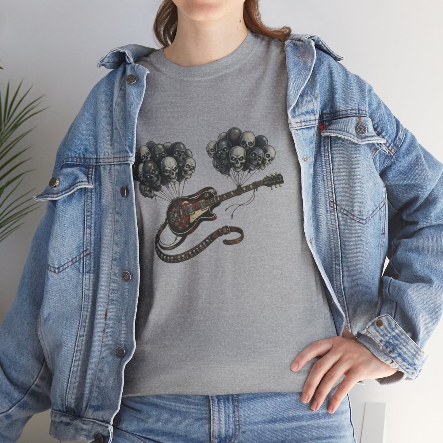 Acoustic Skull Guitar T-Shirt