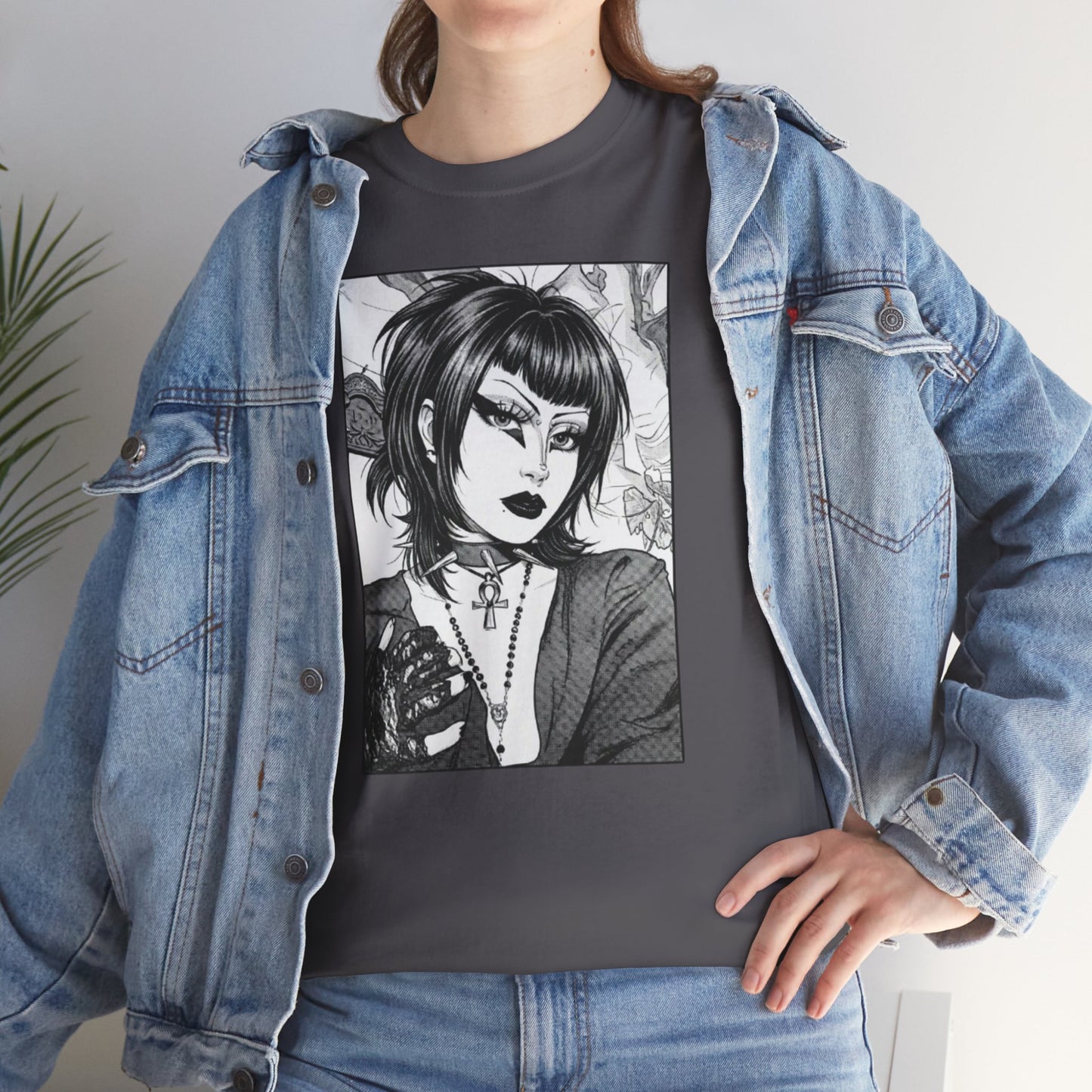 Gothic Manga Portrait T-Shirt