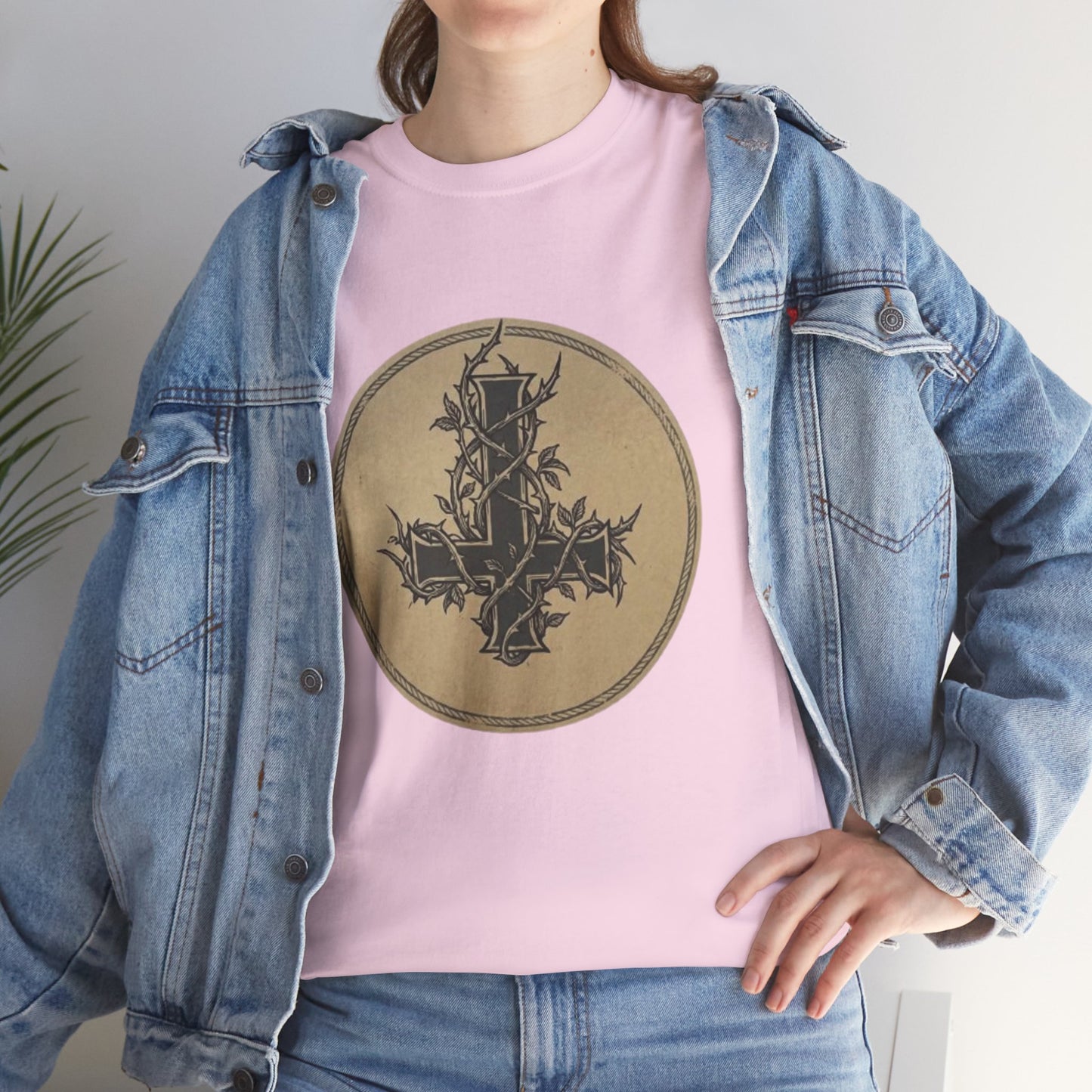 Gothic Thorn Cross T-Shirt