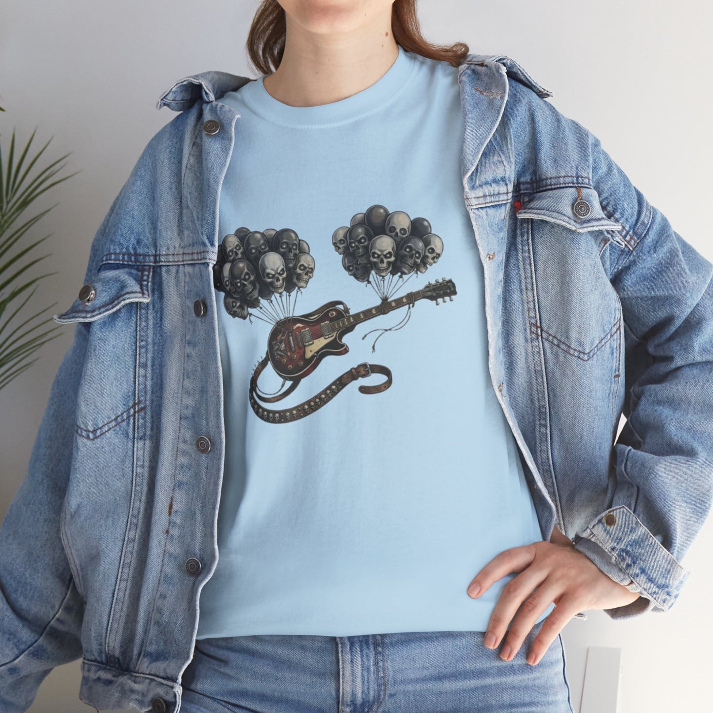 Acoustic Skull Guitar T-Shirt