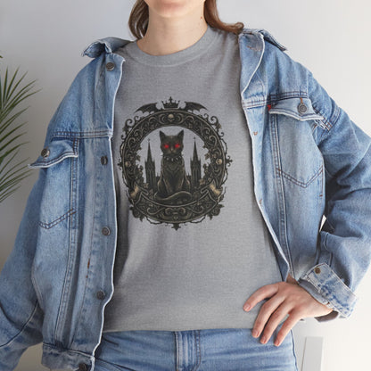 T-shirt Chat Gothique