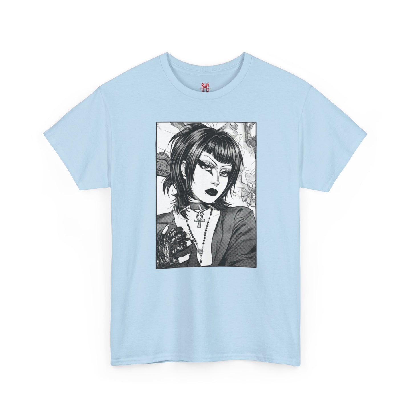 Gothic Manga Portrait T-Shirt