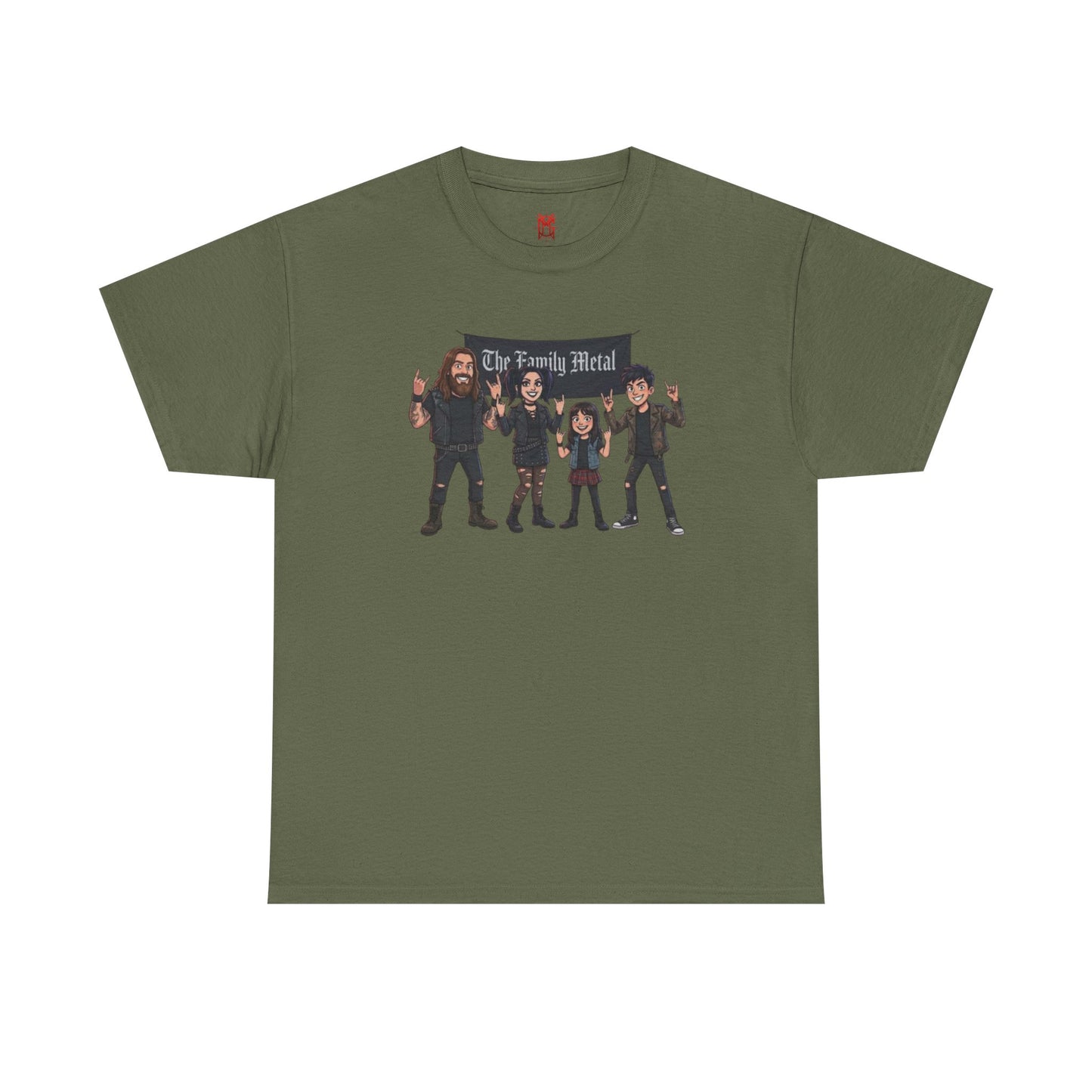 T-shirt famille Heavy Metal