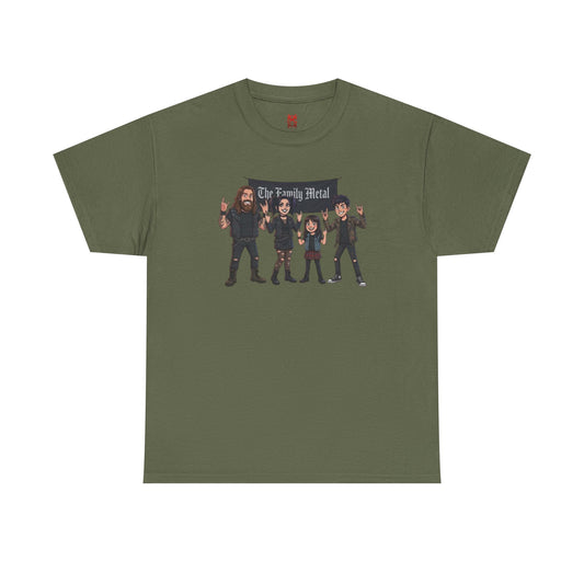 T-shirt famille Heavy Metal