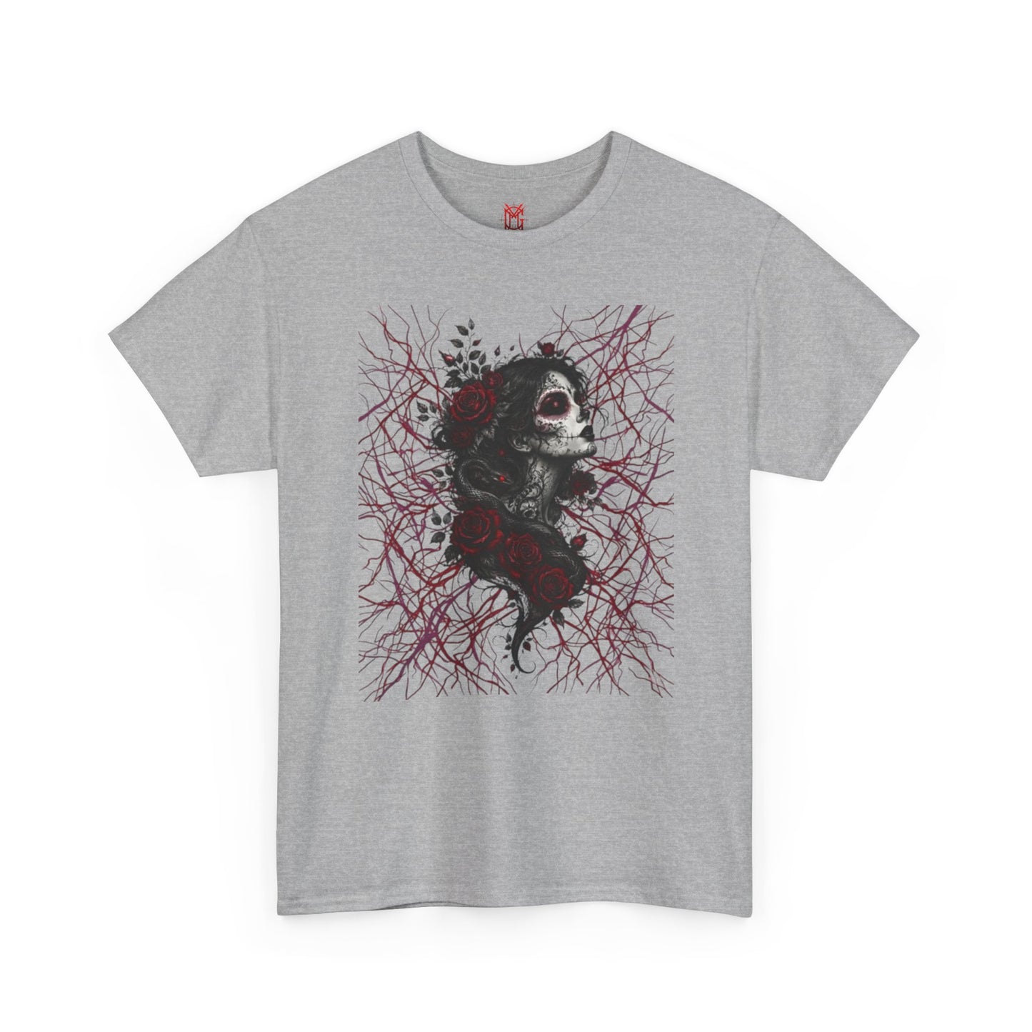 T-shirt Crâne et Roses