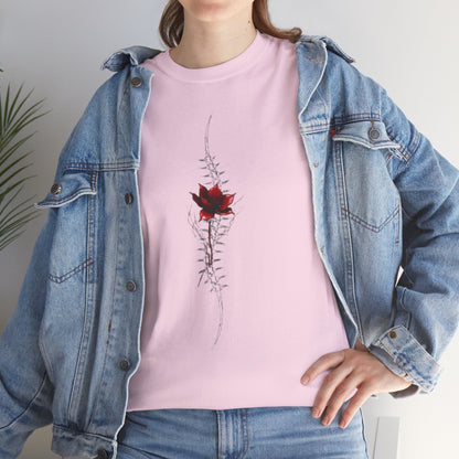 Spine & Red Rose T-Shirt