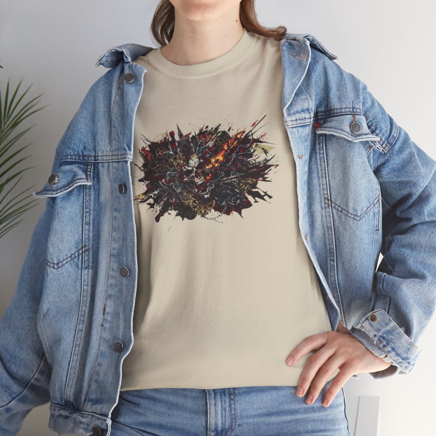 Galaxy Abstract Metal T-Shirt