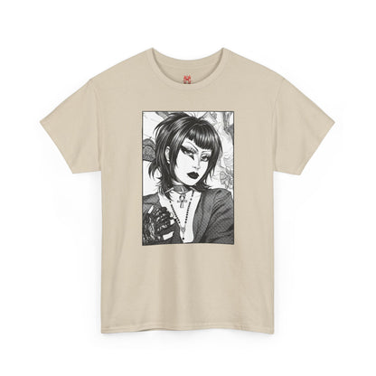 Gothic Manga Portrait T-Shirt