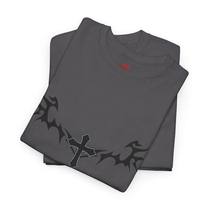 Tribal Cross Chest T-Shirt